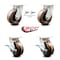 Service Caster 5 Inch Kingpinless High Temp Phenolic Wheel Caster Swivel Locks 2 Brakes, 2PK SCC-KP30S520-PHRHT-BSL-2-SLB-2 - alternate 6
